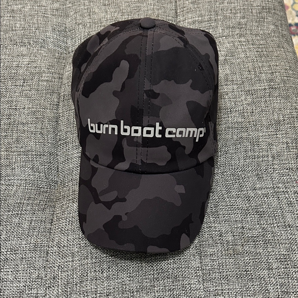 NEW! Burn Bootcamp Black Camo Cap